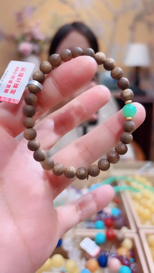 未镶嵌手串石英质玉设计款手串