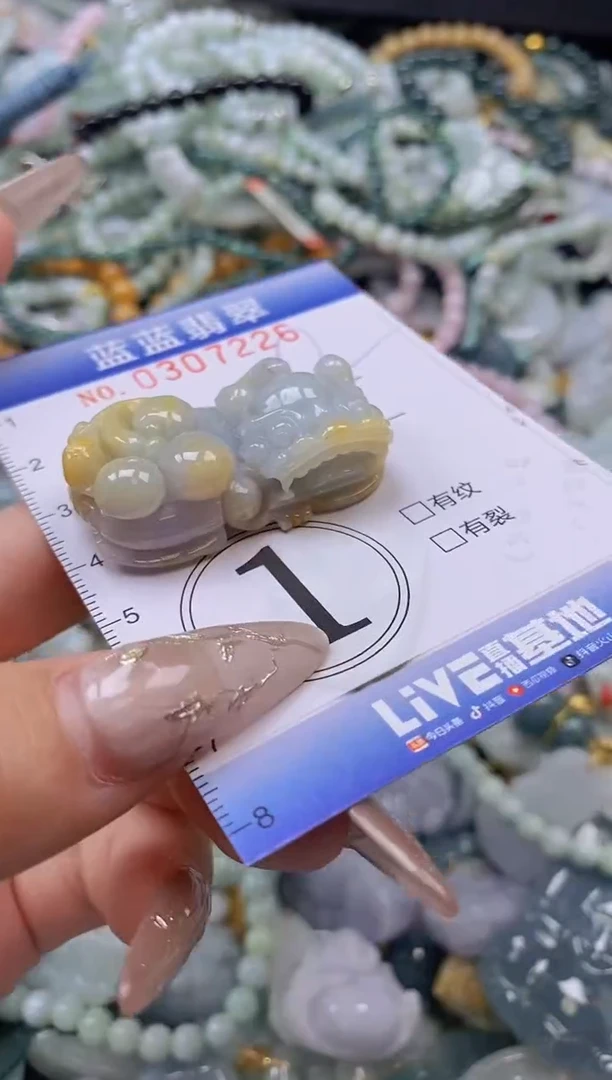 翡翠未镶嵌颈饰闪购0307226