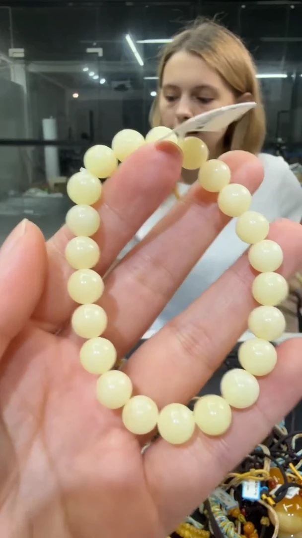 手链琥珀未镶嵌假一罚三