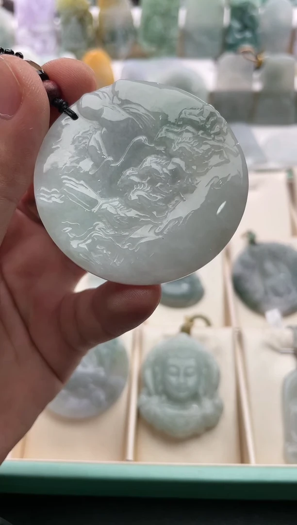 【闪购商品】翡翠颈饰未镶嵌..../2/13/ 53