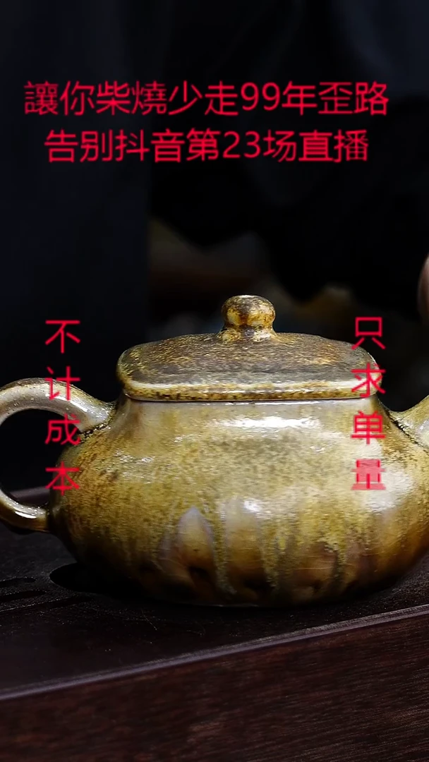 茶壶紫砂宜兴紫砂柴烧