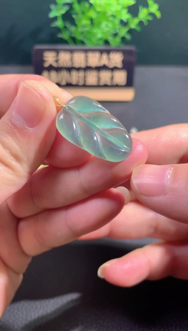 【闪购商品】翡翠颈饰18K金镶嵌多样性发货