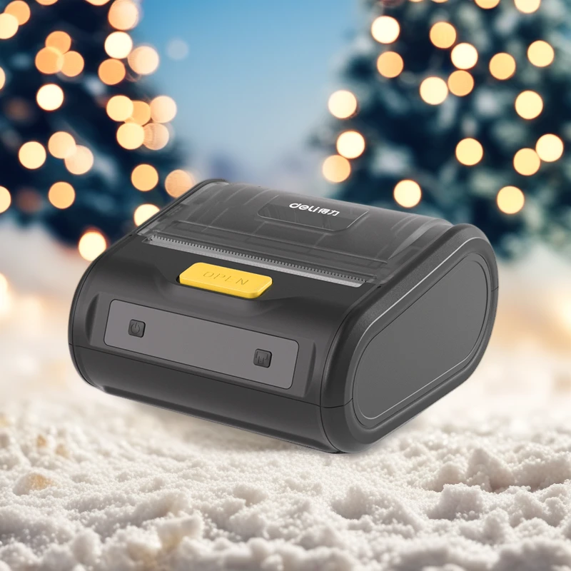 得力快递员便携入库标签机面单打印手机热敏打印机圆通妈妈驿站速