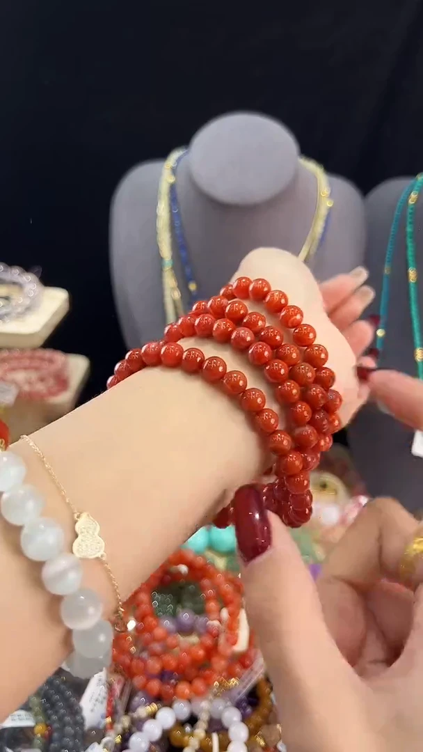 【闪购商品】南红玛瑙手链未镶嵌手串