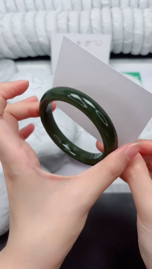 未镶嵌手镯和田玉A65-55.4DB