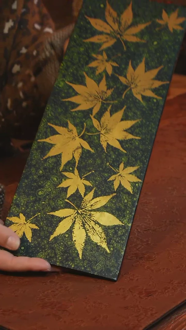 【闪购商品】瓷片大漆枫叶壶承