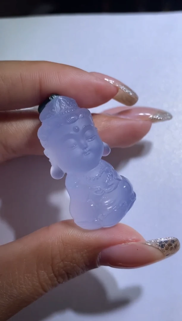 未镶嵌颈饰玛瑙/玉髓不****生普贤宝宝佛