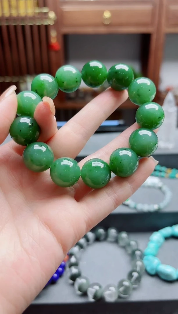 和田玉未镶嵌挂件和田玉手串ZD