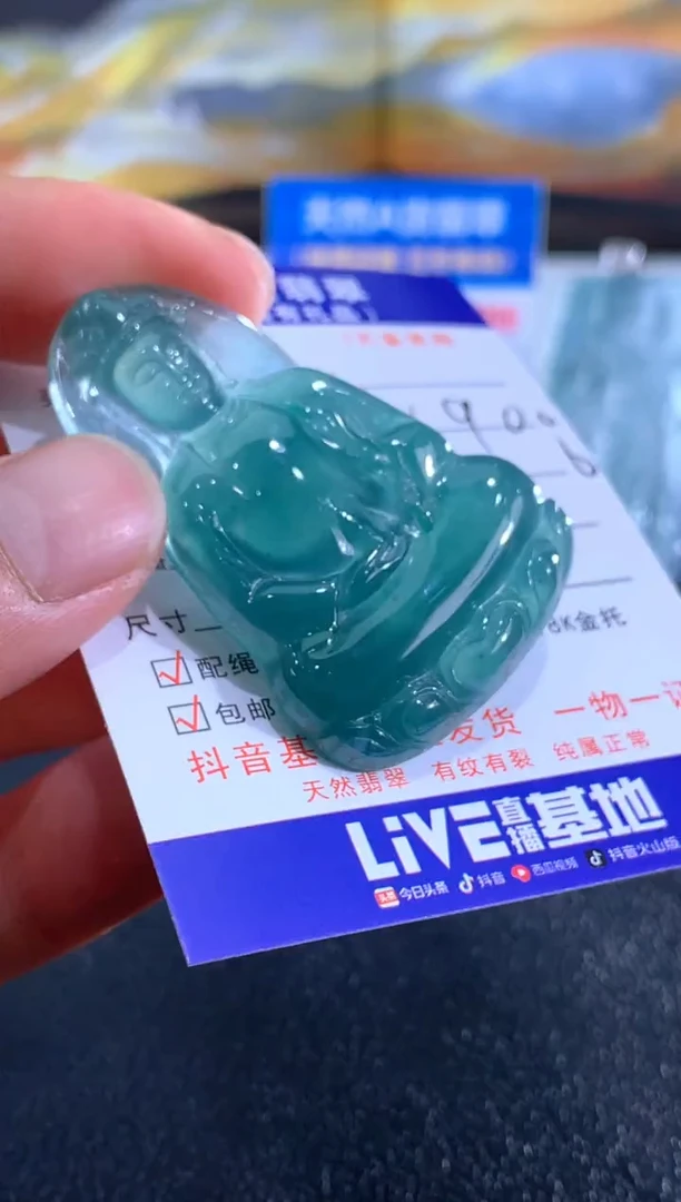翡翠未镶嵌颈饰素衣