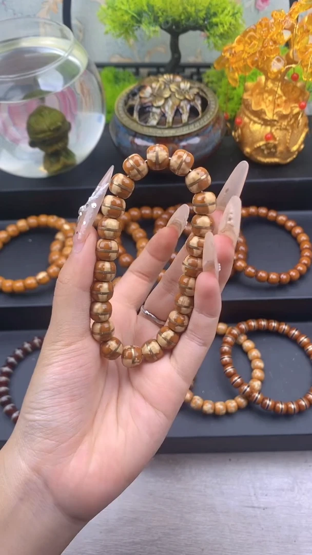 紫金鼠手串 紫金鼠一线天二代花皮23号