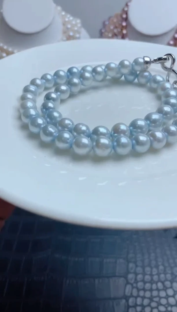 淡水珍珠未镶嵌颈饰0116