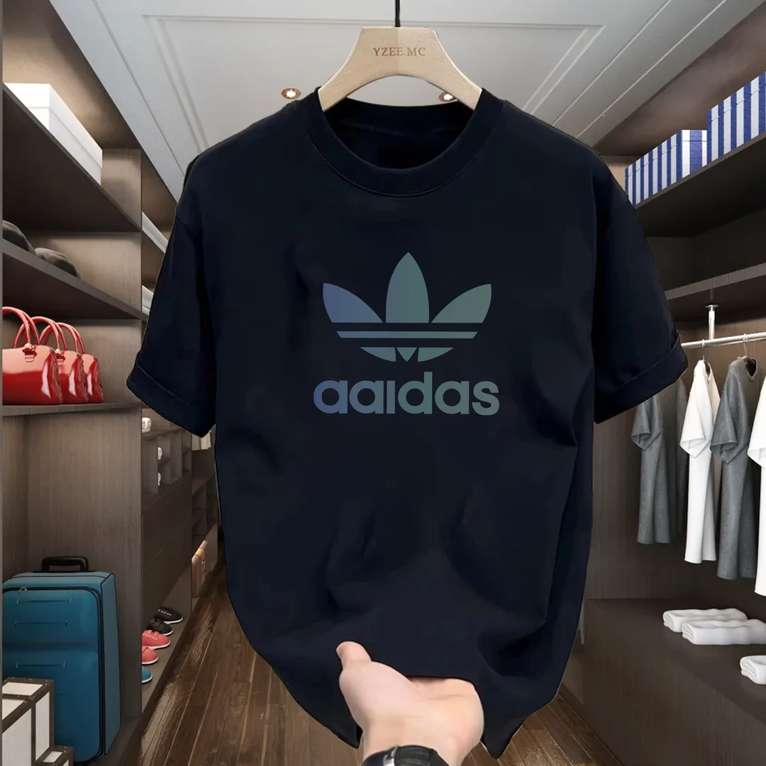 【官方奥特莱斯】品牌折扣 短袖T恤圆领男夏季运动休闲宽松透气半袖