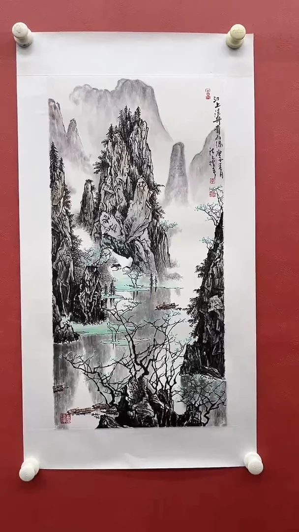 国画李耀春-2平尺-山水