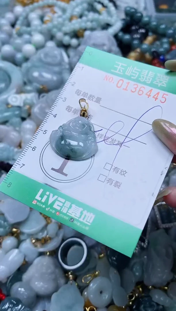 翡翠未镶嵌颈饰闪购0136445