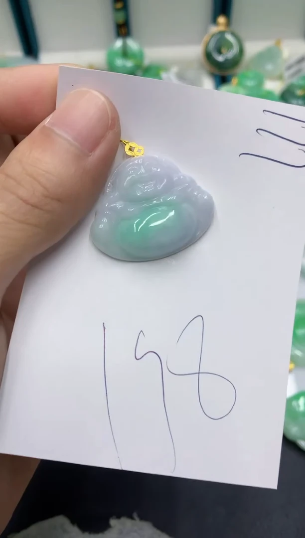 【闪购商品】翡翠颈饰18K金镶嵌翡翠