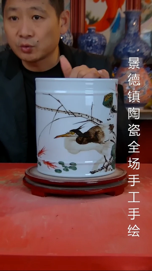 摆件景德镇陶瓷 全场手工手绘