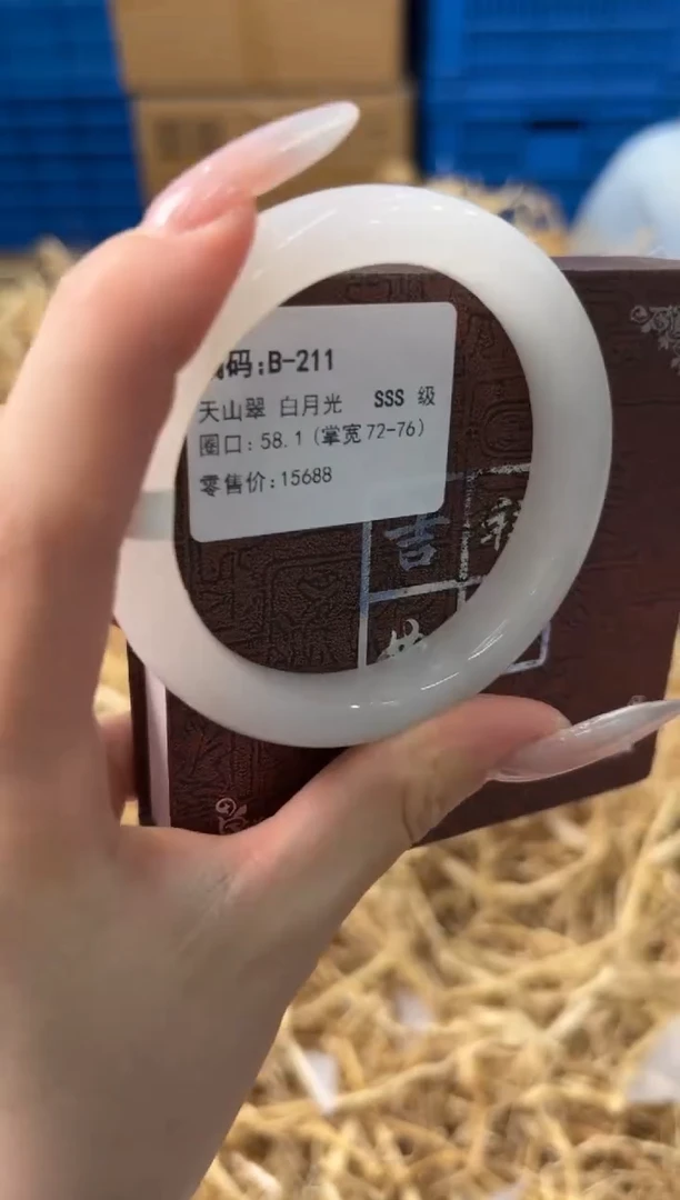 未镶嵌手镯石英质玉B-211