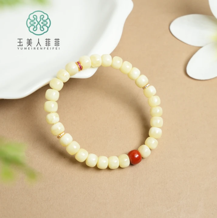 石惑珠宝*蜜蜡单圈手串-老型珠约7mm-多样性发一