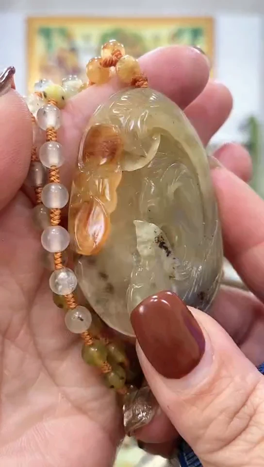 未镶嵌岫玉挂件