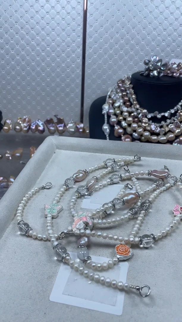 未镶嵌手机链淡水珍珠【纯恬珍珠】（多样性发货发一）