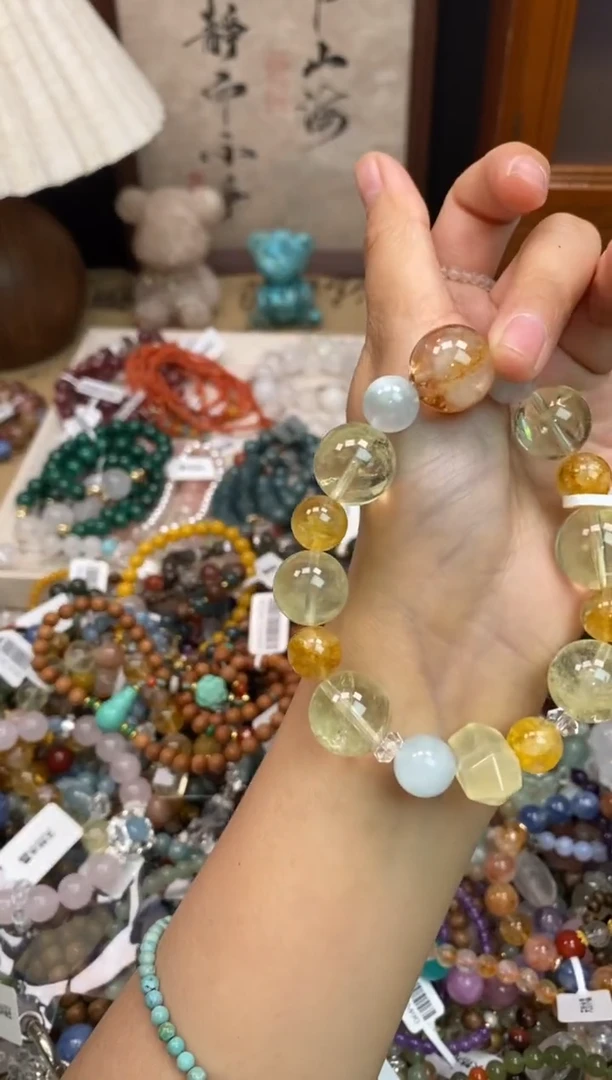 未镶嵌手链黄晶496