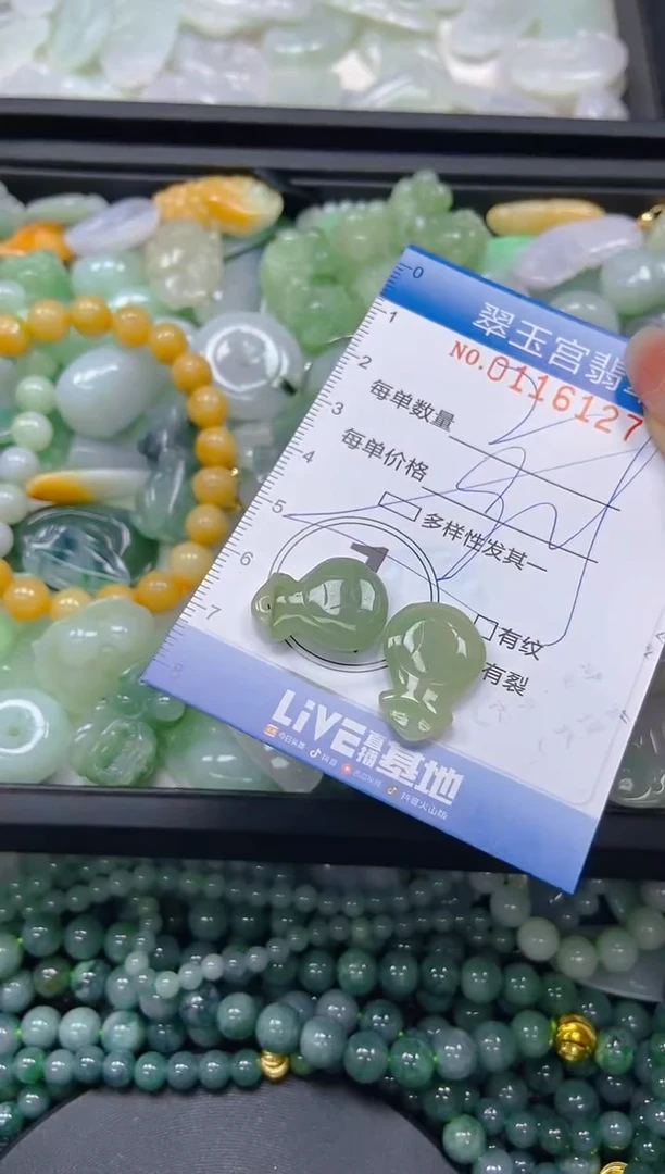 翡翠未镶嵌颈饰闪购0116127