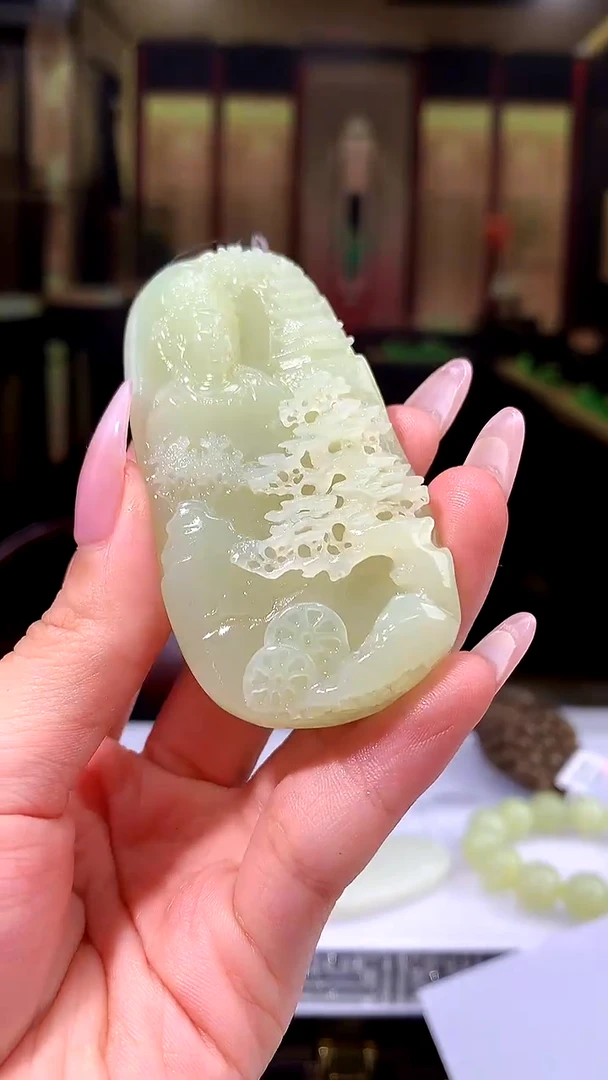 【闪购商品】定制和田玉老厂长匠心馆和田玉