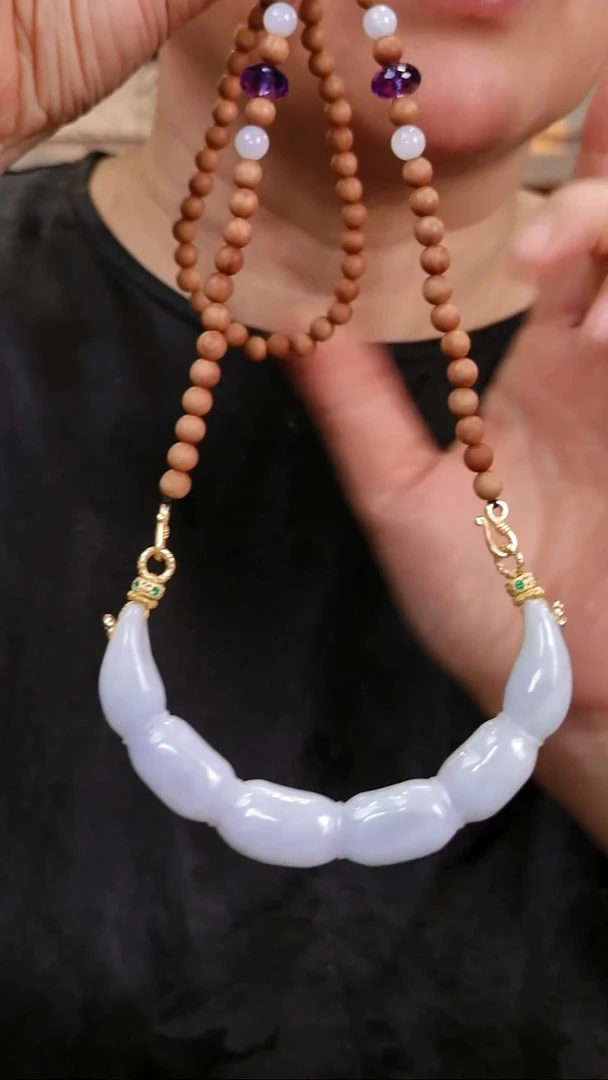 颈饰未镶嵌翡翠国风