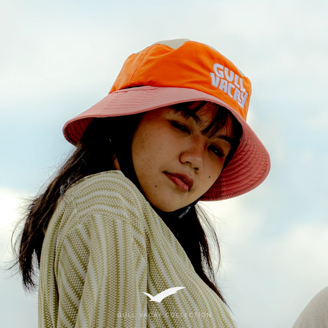 GULL 日本防晒帽 可调节 陆地水下可用 固定呼吸管 遮阳帽