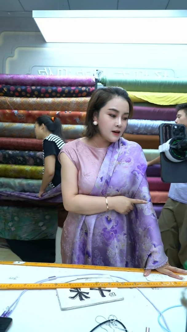 无纺布10号紫色葫芦植物丝香云纱1.5米