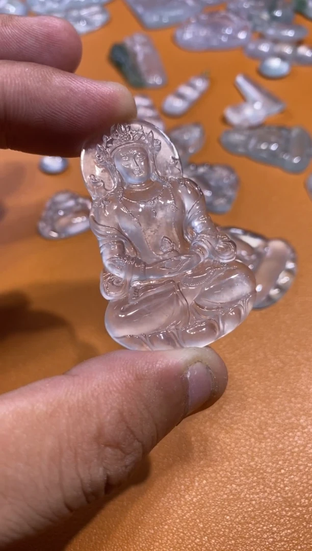 翡翠未镶嵌吊坠(不含链)度母28000
