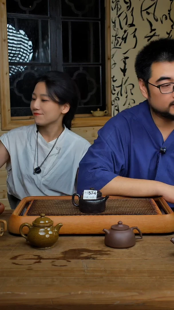 紫砂茶碗柴烧黑德中170cc574