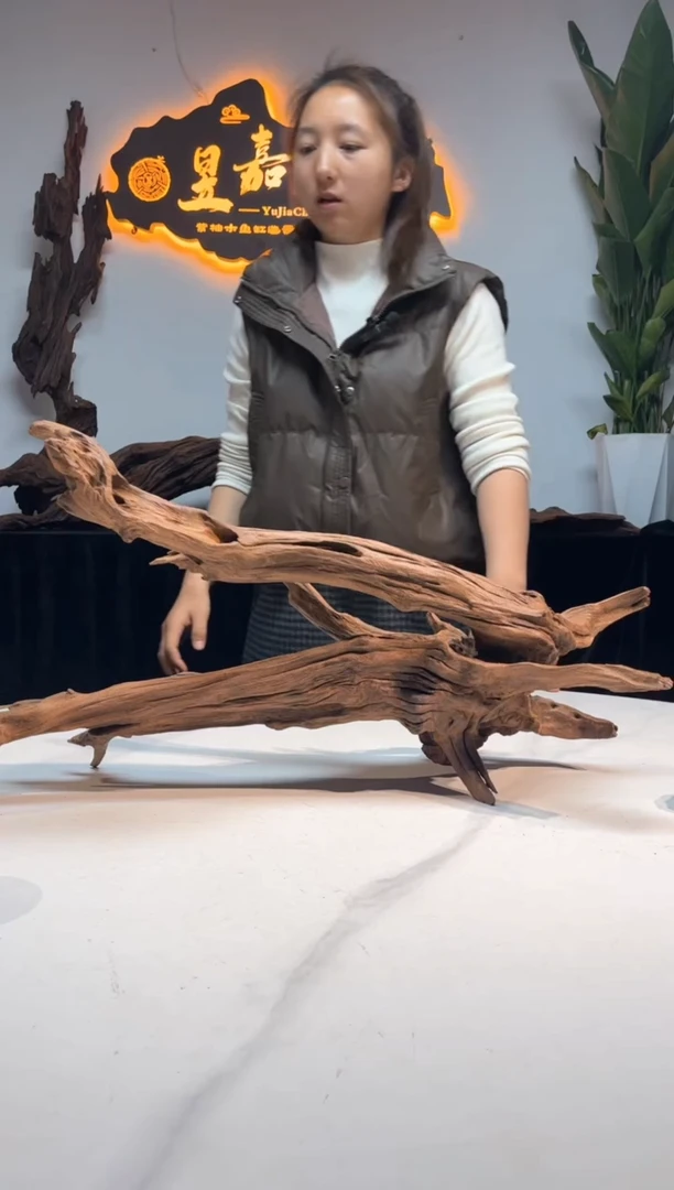 【闪购商品】柚木木雕一物一拍38