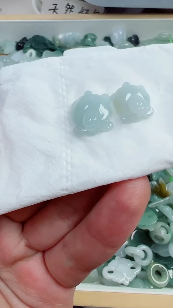 散珠翡翠307号，A货翡翠
