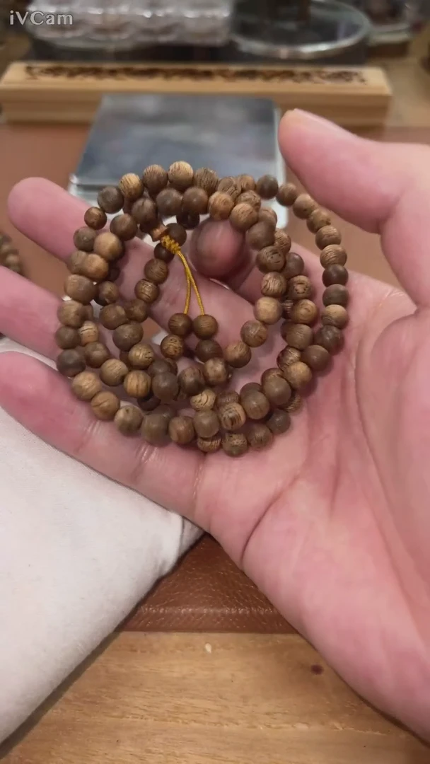 【闪购商品】沉香手串海南黄油格7mm04013521