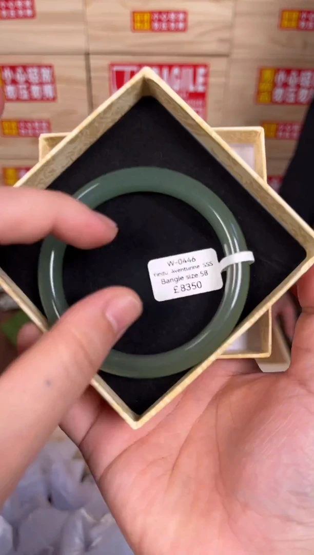 未镶嵌手镯石英质玉W0446