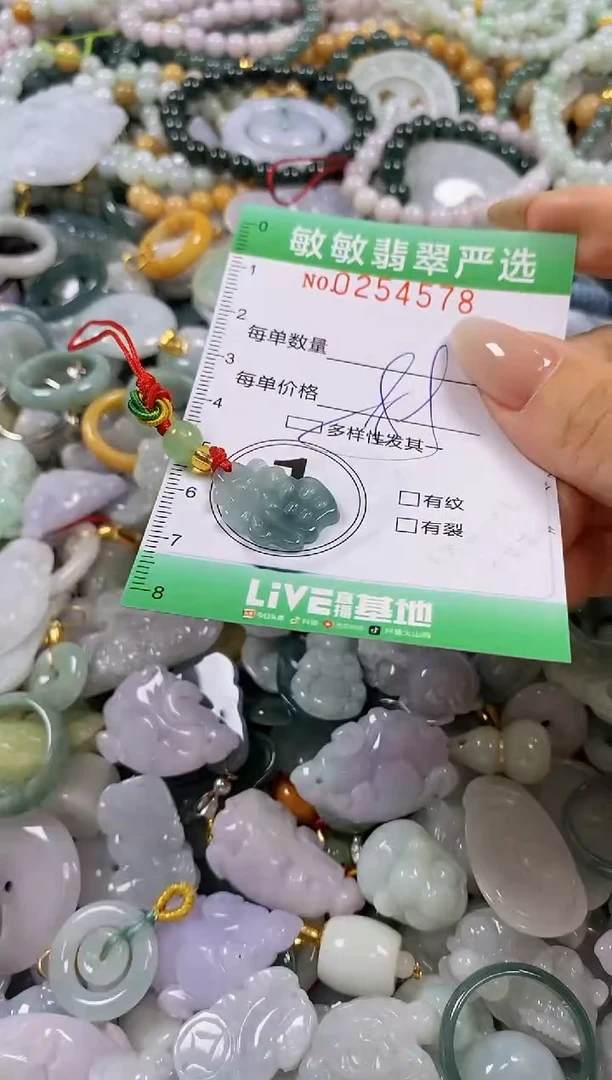 翡翠未镶嵌颈饰闪购0254578多样性发其一