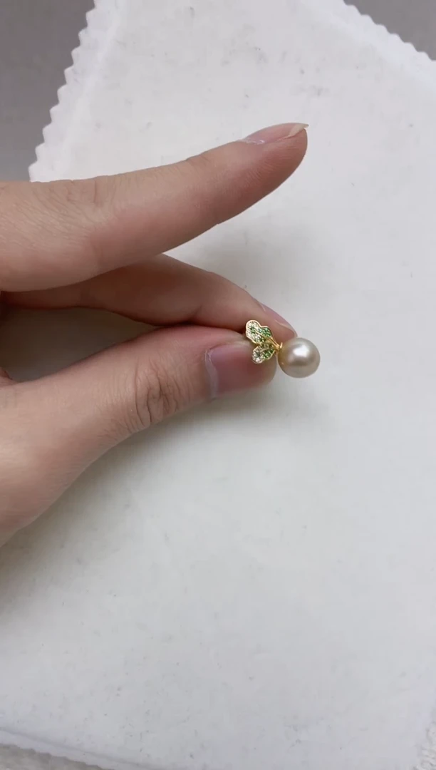 颈饰银S925镶嵌海水珍珠