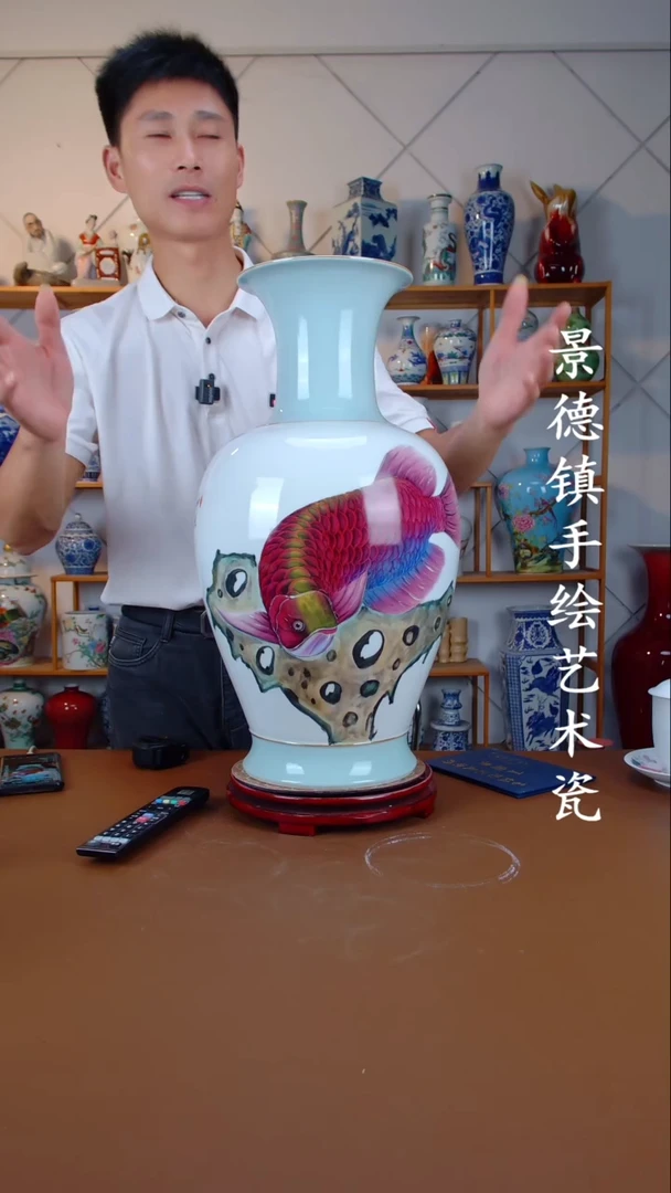 现代景德镇手工手绘陶瓷摆件65