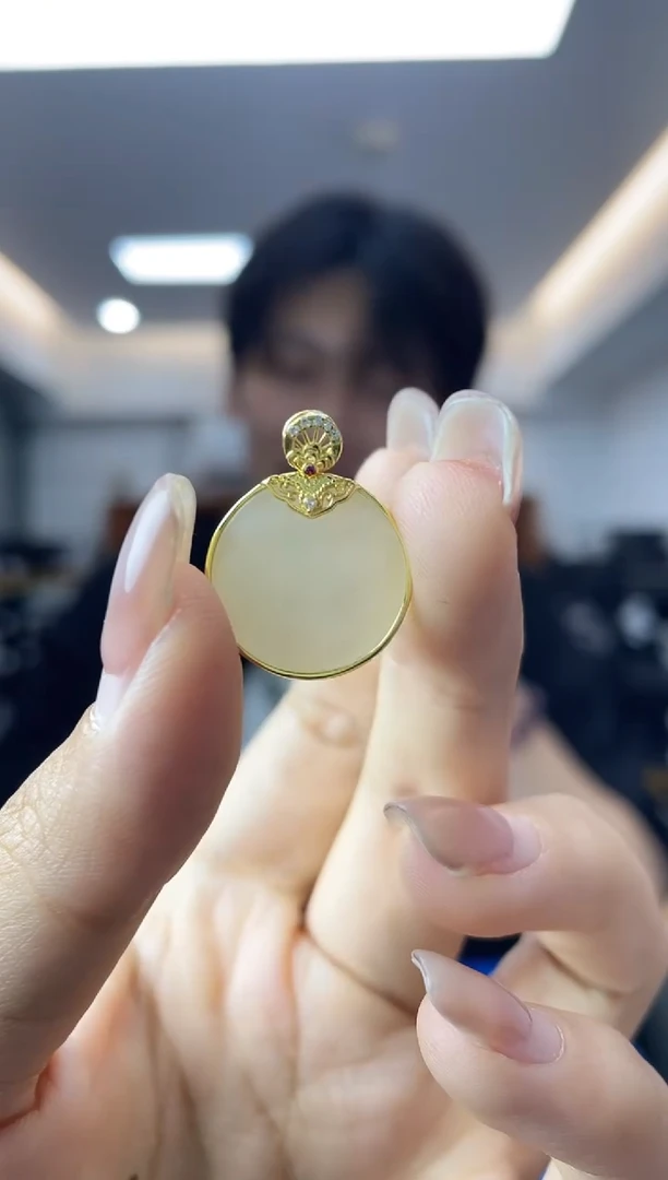 和田玉银S925镶嵌颈饰多样性一件发货