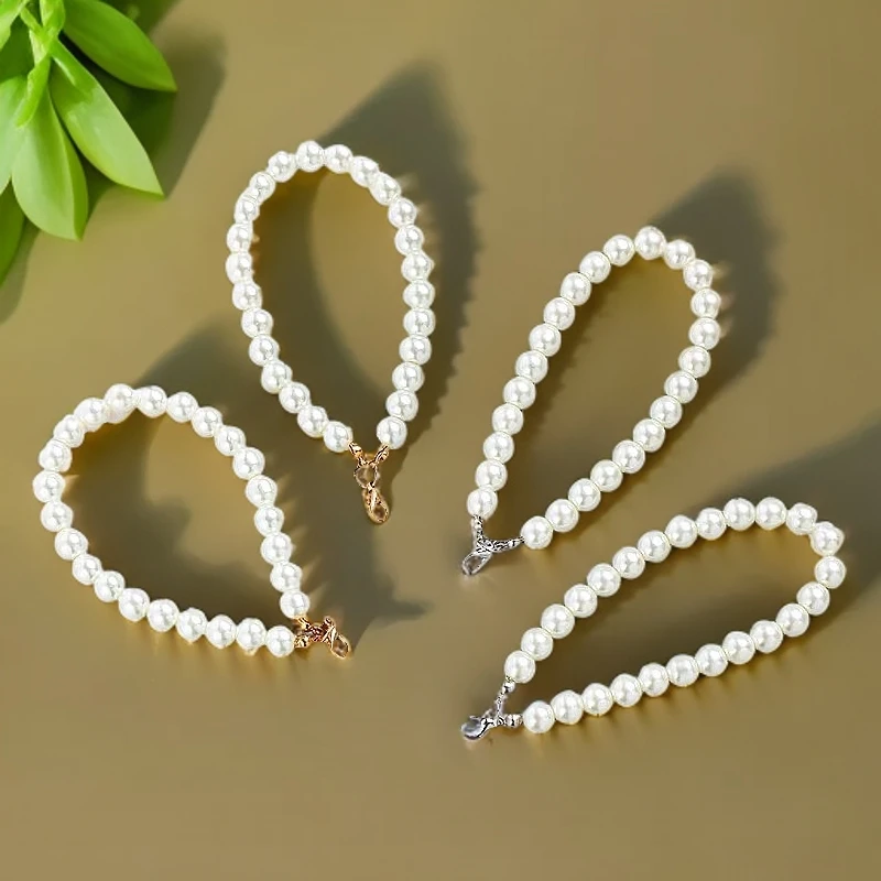 珍珠挂链DIY手工饰品钥匙扣包包玩偶装饰链条配件