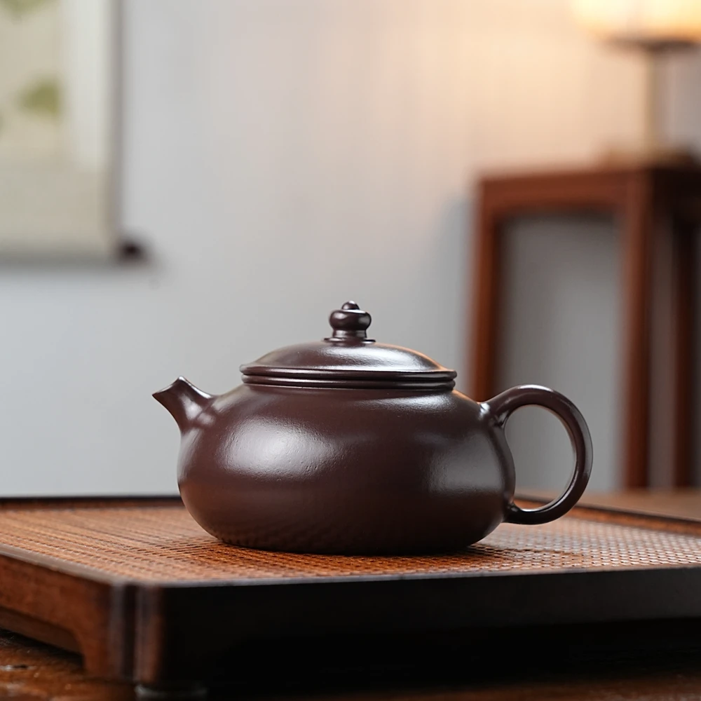 蒋静明一厂老紫泥光素寒江190CC