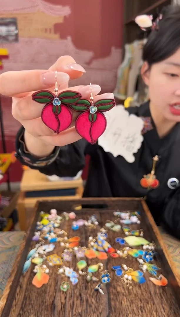 【闪购商品】刺绣苏绣世家非遗手工（耳环）