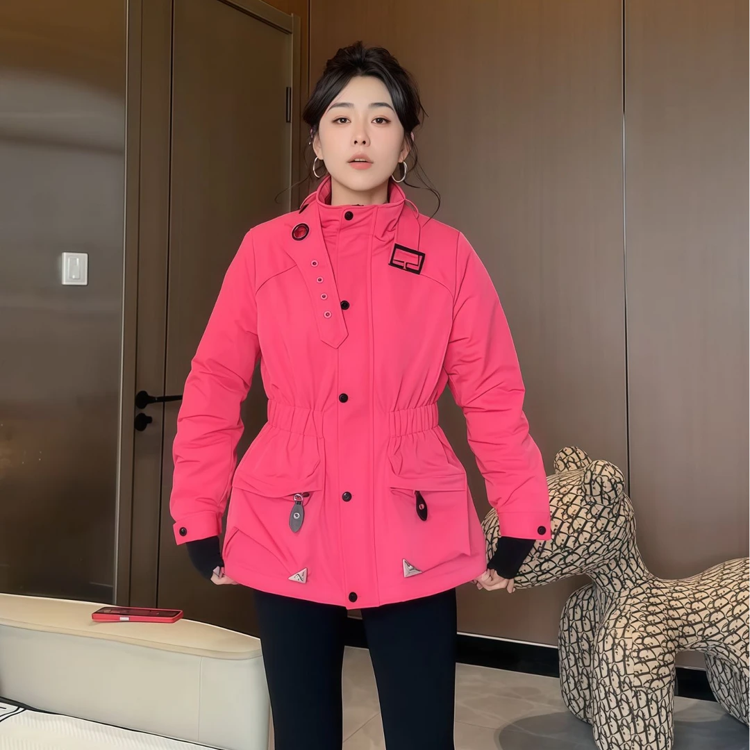 秋季冬季棉服女款加厚休闲风秋季立领短款夹棉外套女新款2025爆款