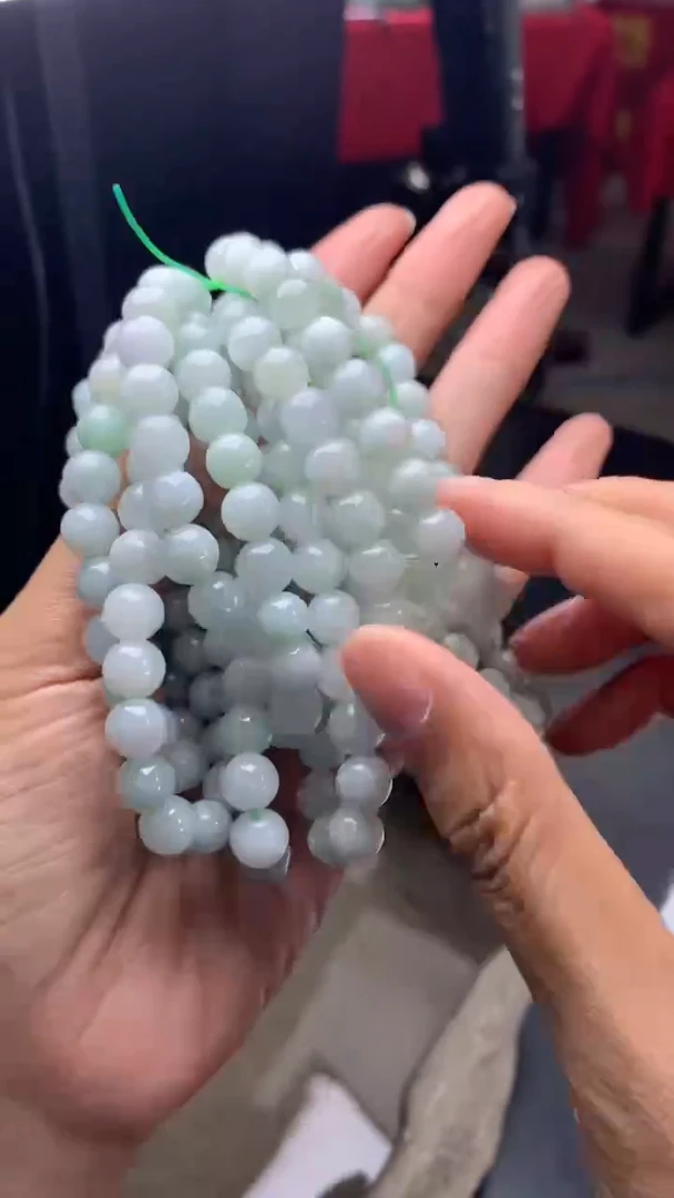 未镶嵌手串翡翠翡翠手串8mm（多样性发一）