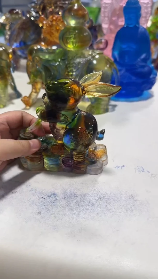 琉璃148微瑕古法琉璃假一罚十