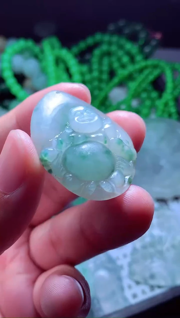 未镶嵌定制翡翠俊*#翡翠毛货定制565653