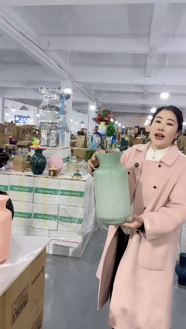 【闪购商品】玻璃唐总花瓶厂微瑕-Q35H