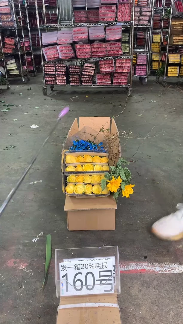 160号♥中通含20%耗损发一箱鲜花