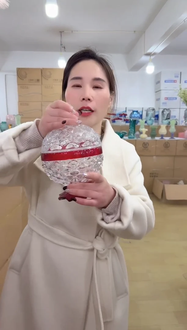 【闪购商品】无铅玻璃美全花器-b-早20
